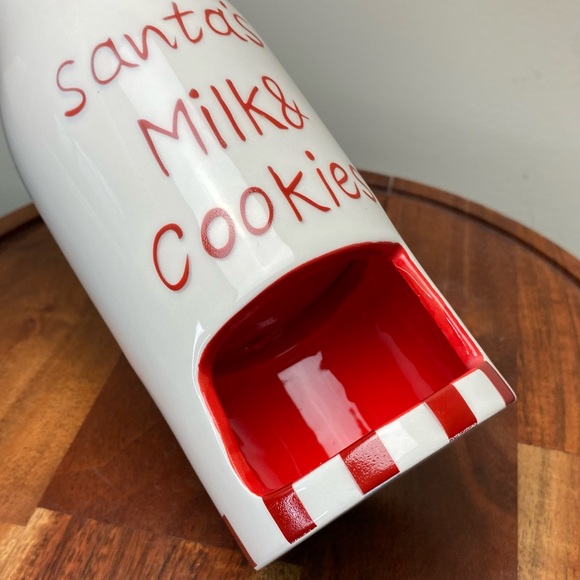 Vintage Santa’s Milk & Cookies Bottle with Cookie Holder - Picture 5 of 10